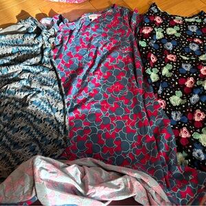 3 lularoe carly dresses disney